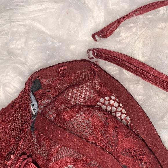 Cosabella Evereve lace plunge bralette burgundy 32A 32B 32C - Picture 7 of 7